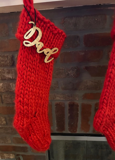 Personalized Stocking Tags