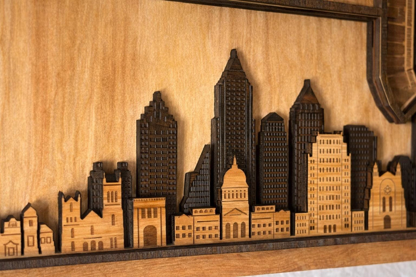 Bobby Dodd Stadium Wooden Wall Art – Georgia Tech Football Gift – 3D Stadium Decor