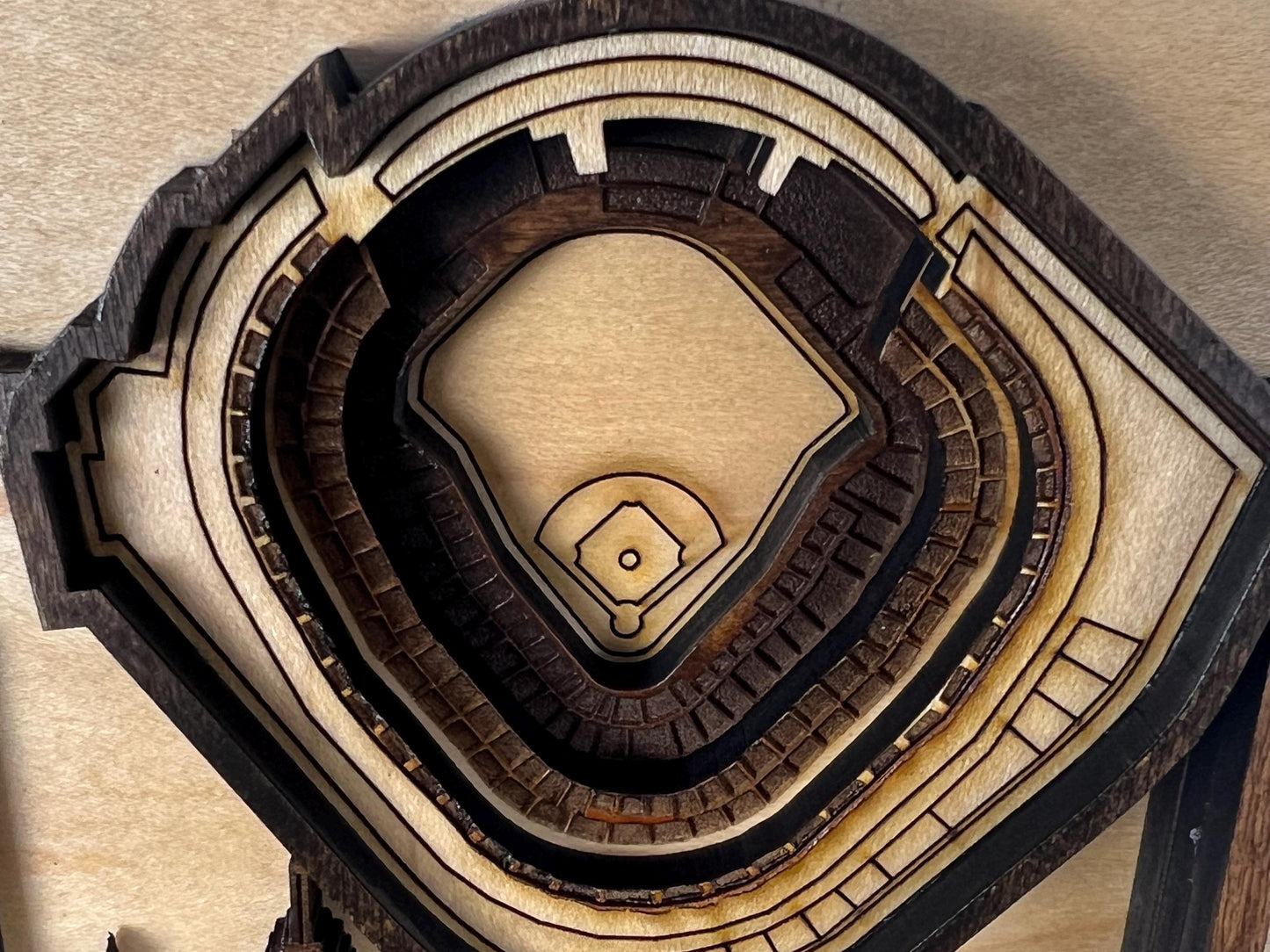New York Yankees Gift | Yankee Stadium Wall Art | 3D Baseball Decor
