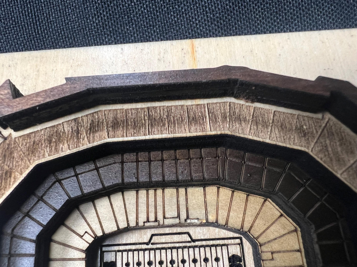 Lumen Field 3D Wood Wall Art | Seattle Football Stadium Decor | Layered Wood Sports Gift